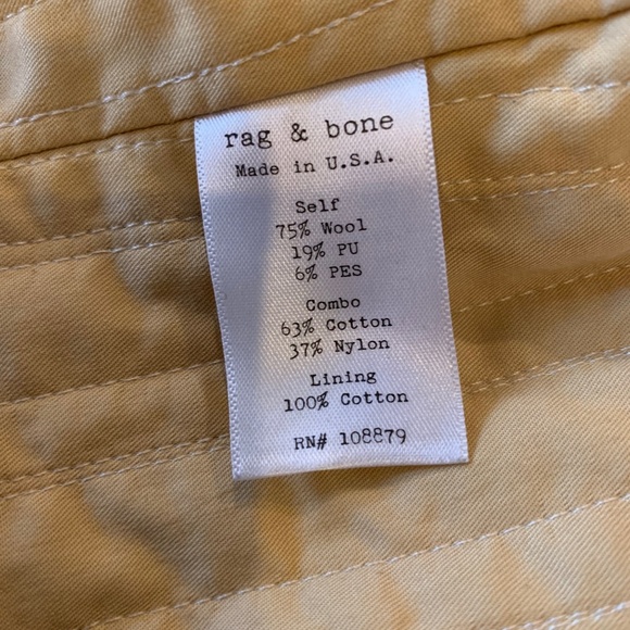 rag and bone Grey Wool Winter Jacket - Picture 5 of 6